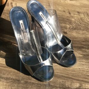 Manolo Blahnik Clear Heels